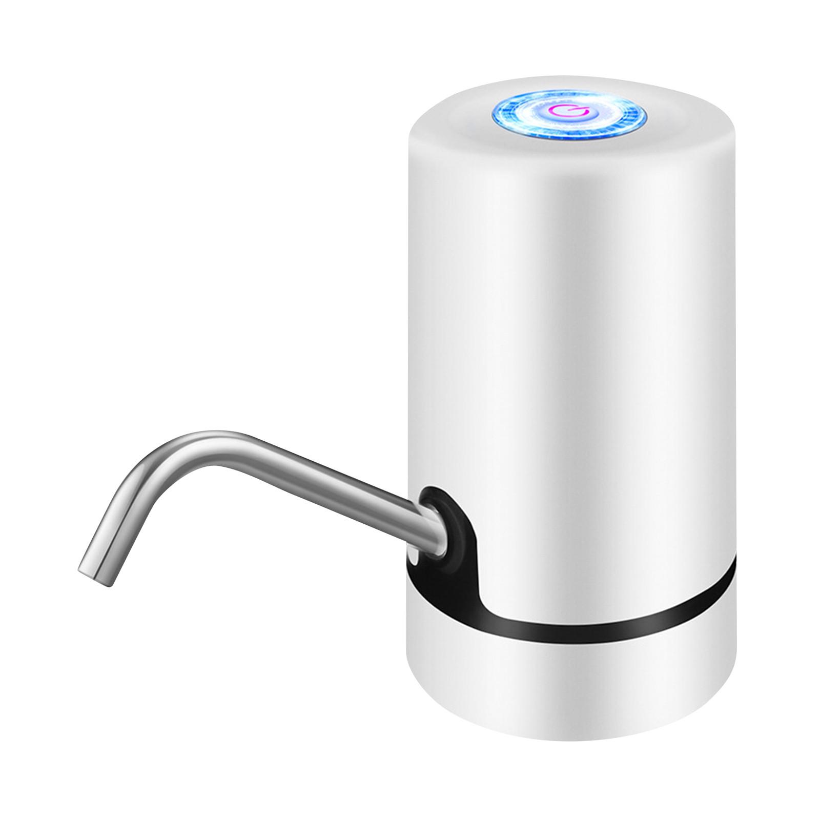 

Диспенсер для воды на 5 галлонов, электрическая бутылка для воды с зарядкой через USB, портативный автоматический диспенсер для воды для кемпинга, путешествий, дома, кухни One Size белый