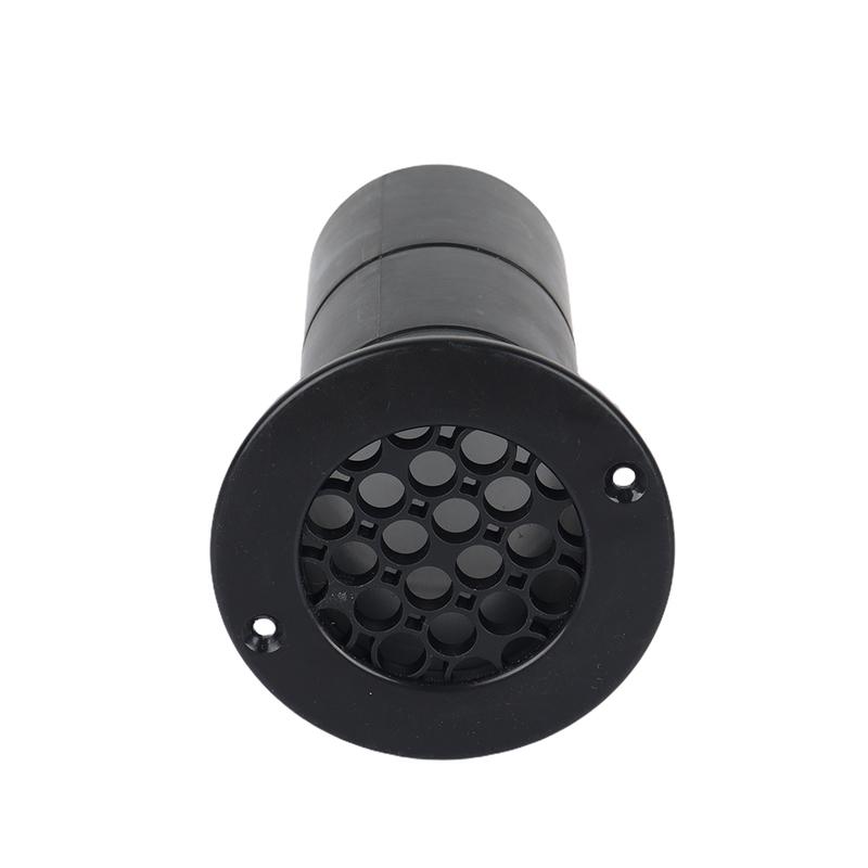 Caravan Motorhome Gas Drop Out Round Floor Vent Black 75mm X 120mm Campervan RV Camper Parts Accessories