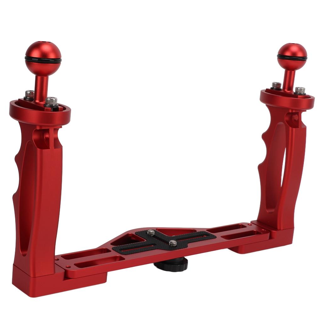 Dual Handheld Tray Stabilizer Rig Diving Underwater DSLR Camera Housings Tray for Sony