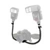 L-Shaped Camera Flash Microphone Bracket with Handheld Chuck and Softbox Fill Light