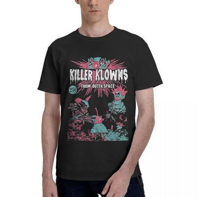 Killer Klowns From Outer Space Komic 100 Cotton Casual Breathable Confortable Top Funny Mens TShirt Mens Tops