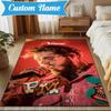 Custom Name Rap Music Malone  Rug Game Carpet, Floor Mat for Bedroom Living Room Entryway Rug, Home Decor Idea Gift for Christmas birthday