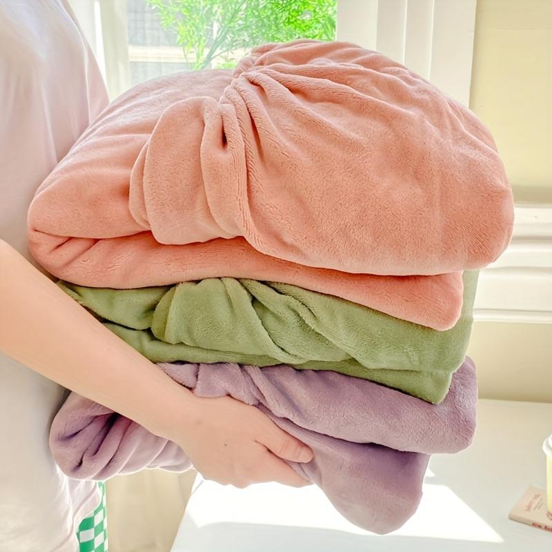 1pc Cozy Fitted Sheet Mattress Protector Soft Warm and Breathable Multiple Colors, Green, Purple, Gray Snug Fit for All Seasons Perfect for Bedrooms