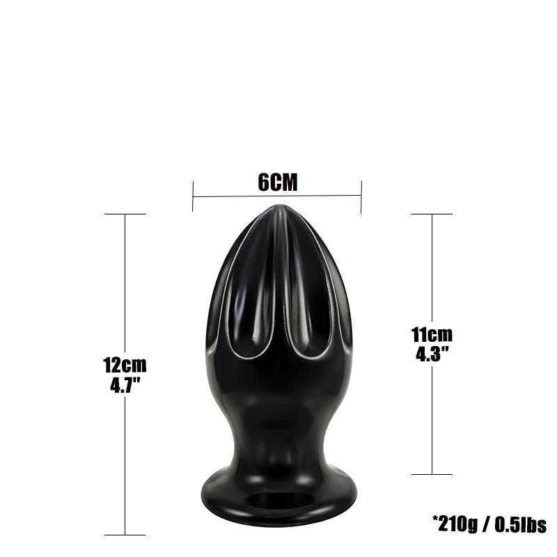 Multi-Size Eiform Analer Butt Plug Riesige Analperlen Analstimulation Expansions-Trainer Anal Sexspielzeug für Erwachsene Frau Mann