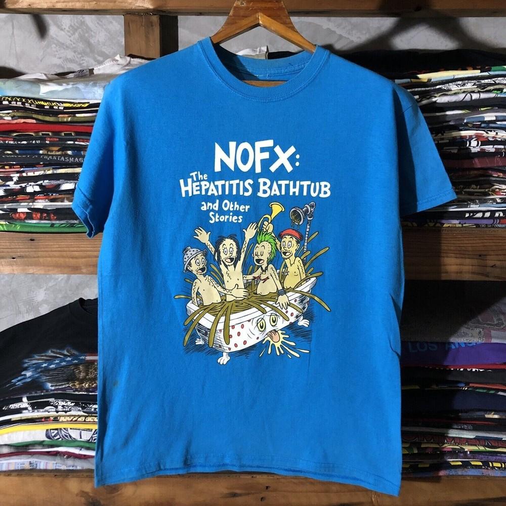 

NOFX Винтажная Панк-рок группа Тур Концерт 2016 Хлопок Унисекс S-4XL Футболка VN2224 Унисекс Футболка M