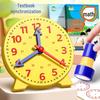 Second Grade Clock Model: Teaching Aids for Kids To Learn Time - 3-Pin Math Learning Toy