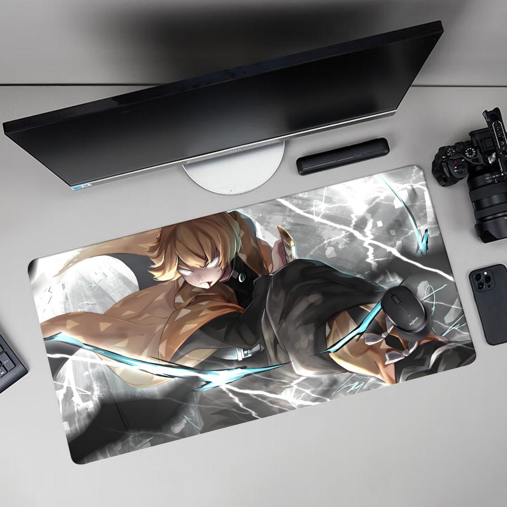 Mouse Pad Desk Mouse Pad Cute HD Desk Pad Extended Gaming Keyboard Mats Large 100x50cm XXL Z-Zenitsu Gamer Mousepad