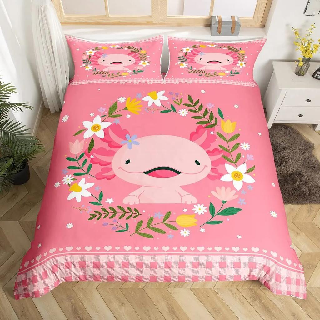 New Unicorn Bedding Set Single Double Full Size Duvet Cover Pillowcase Children Adult Bedroom Decoration 2/3pcs, Birthday Gift