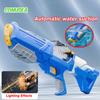 Electric Water Gun Automatic Water Suction Guns LED Shooting Pistol Watergun Outdoor Games Water Pool Beach Toy for Children Boy