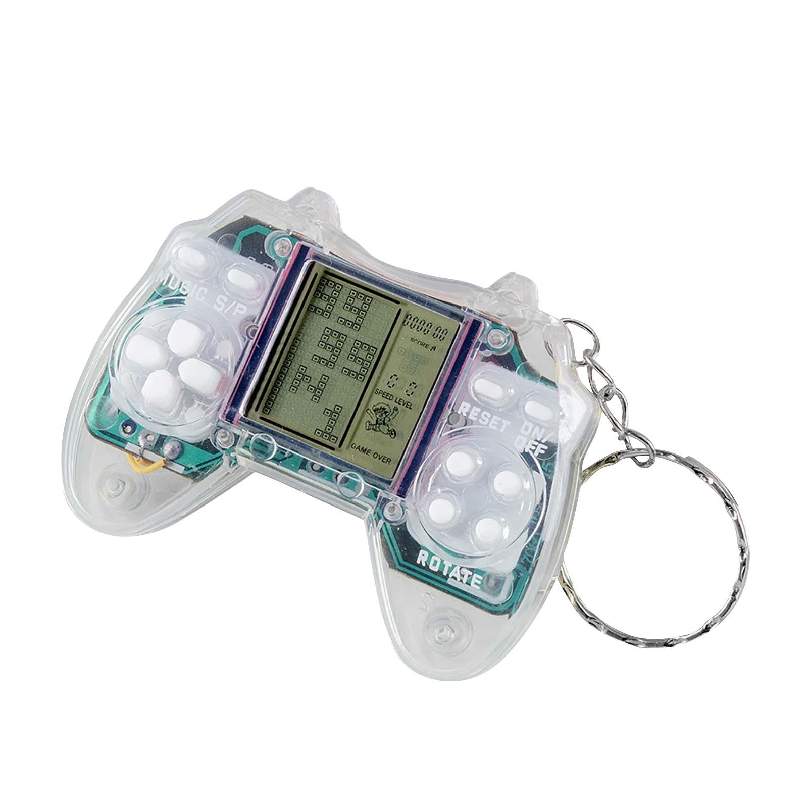 

Игровая консоль, ретро, ​​портативная электронная игровая консоль, брелок, подвеска One Size белый