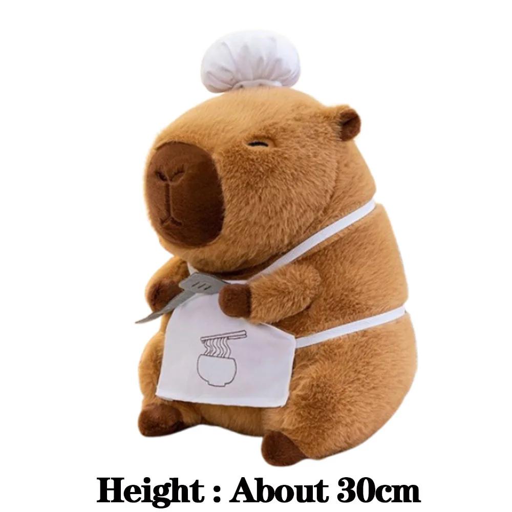 8 Styles Cute Capybara Peripheral Plush Doll Capibara Plush Doll Giant Kawaii Stuffed Animal Doll Children Birthday Gifts Toys