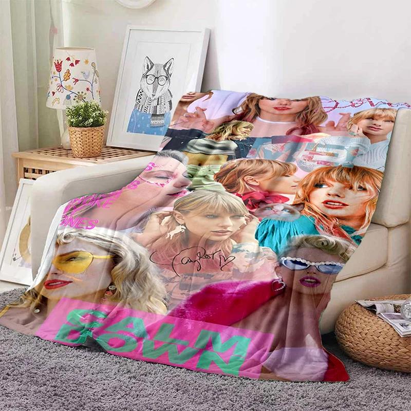 3D S-Swift Fashion Blanket,Soft Throw Blanket for Home Bedroom Bed Sofa Picnic Travel Cover Blanket Kids Gift
