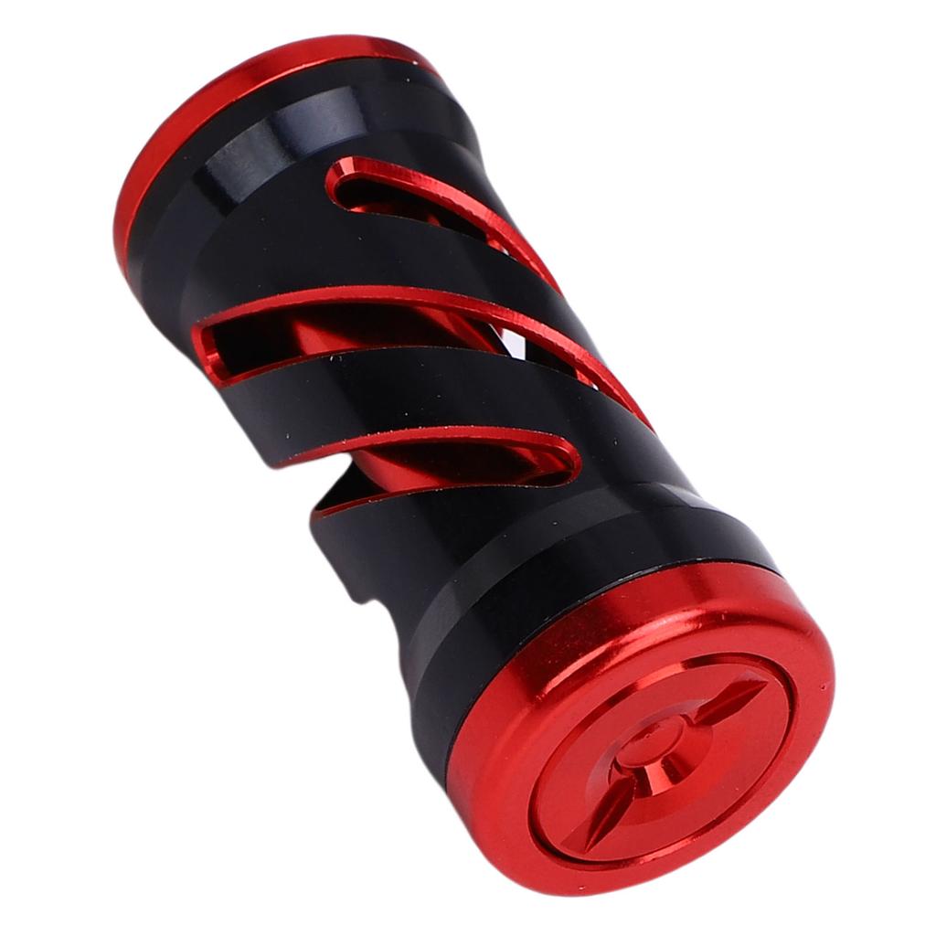Knob Replacement for S Fishing Reel Lightweight Anti Slip Alloy Fishing Reel Handle Knob with Fittings Black Red
