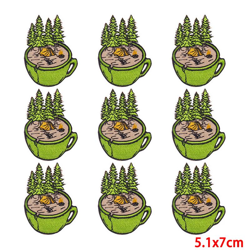 10 pezzi/lotto toppa da ricamo all'ingrosso termoadesiva sulle toppe per abbigliamento toppe su vestiti giacche decorazioni applique forniture per cucire