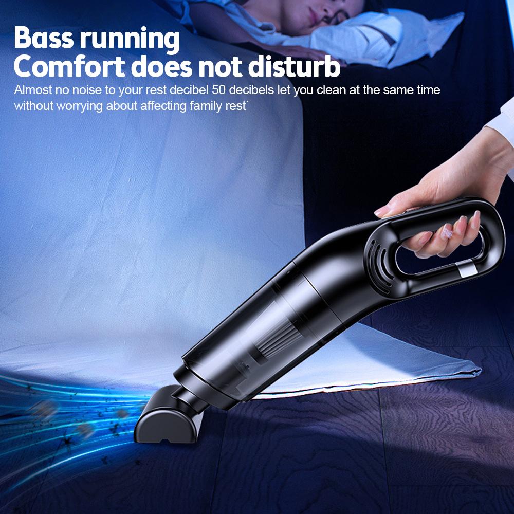 Portable Powerful Vacuum Cleaner Home Office Cleaner Wet  Dry Usb Rechargeable 95000pa Suction Power Car Handheld Vacuum Cleaner