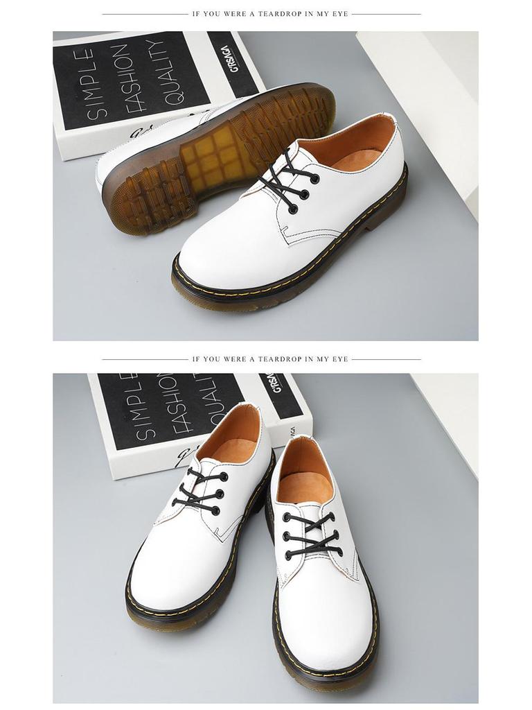 1461 Nadměrná velikost Unisex Kožené ležérní boty