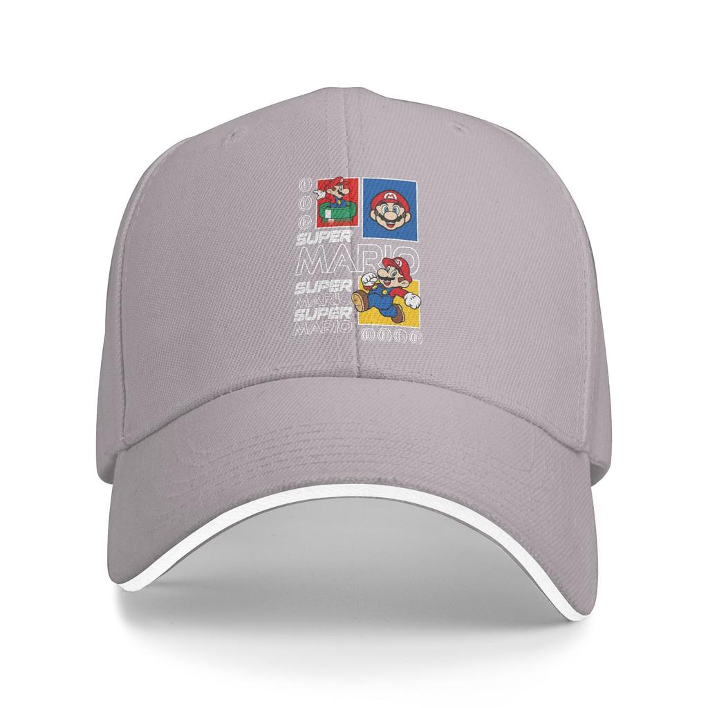 Super Marios Coins Baseball Caps Hip Hop Sandwich Hat Unisex Style Adjustable Headwear Outdoor