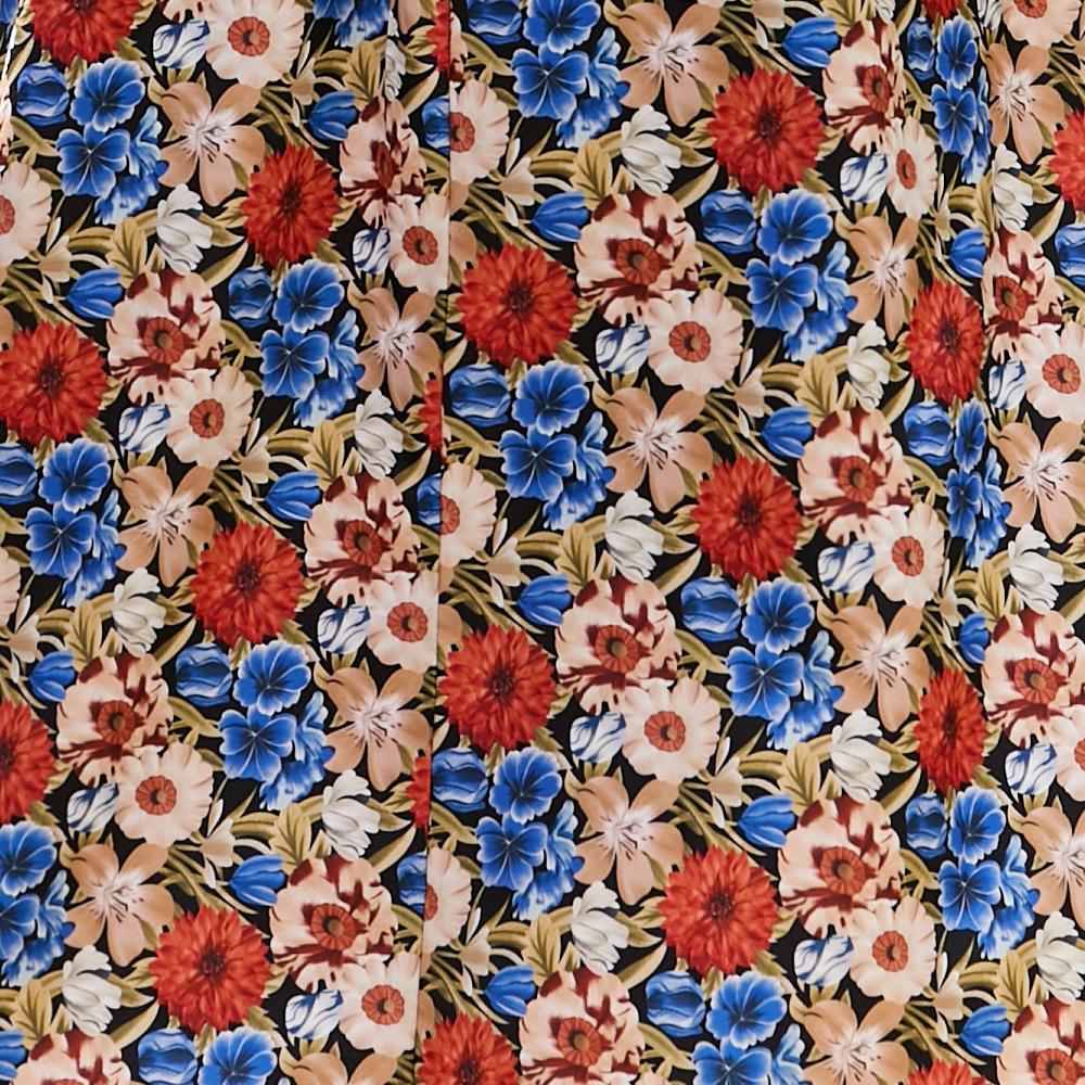 European and American Print Waist-Cinching Summer Midi Sling Dress for Women