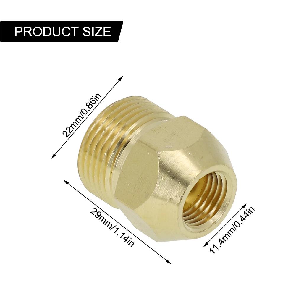 Accessories Adapter Pressure Washer 1Pcs Brass Cleaner Garden Power Equipment Hose Fittings M22 X1.5 ET Nipple
