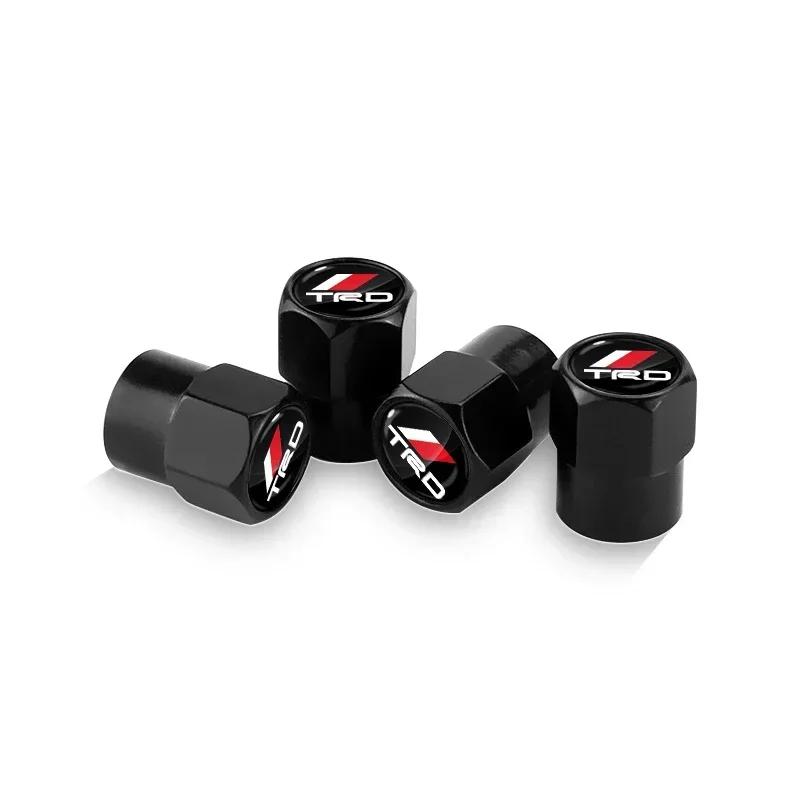 Car Tyre Hexagonal Valve Stem Cover Dust Caps Accessories For Toyota TRD RAV4 Avensis Yaris Levin Crown Vios Sienna Corolla