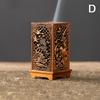 Square Vertical Incense Burner Small Alloy Incense Holder Indoor Aromatherapy Home Ornament Chinese Plum Inense Burners