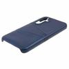 For Samsung Galaxy S24 Case Anti-Drop PU+PC Phone Cover with 2 Card Slots
