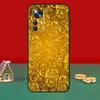 Gold Floral Pattern Case For Xiaomi 15T 14T 13T Pro 17 14 15 Ultra Cover For POCO F8 Ultra F7 F6 F5 X5 X6 X7 Pro