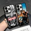 Johnny Hallyday Music Plating Phone Case For Xiaomi Redmi Note 14 15 Pro Plus 13 12 11 11S 11T 10 9S 9 5G Anti-Fall Airabag Cove