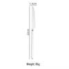Ruhan European Style Stainless Steel Dinner Knife