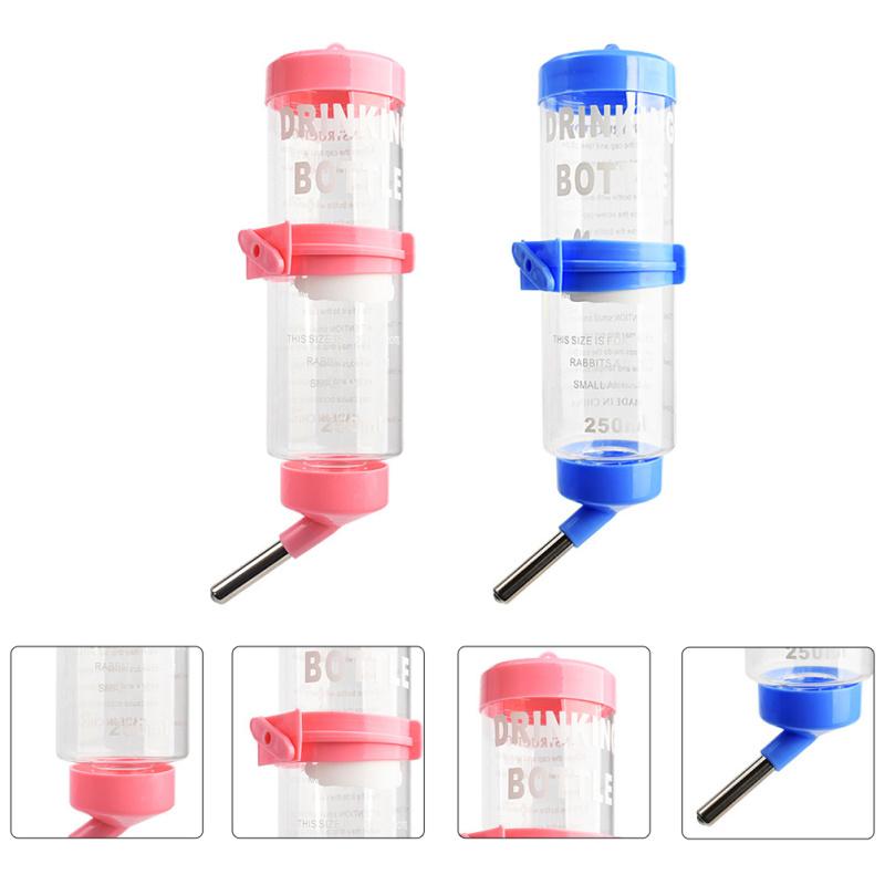 Fântână de băut pentru animale mici Recipient rozătoare Cușcă Sticlă Iepure Distribuitor de apă Agățat Chinchilla