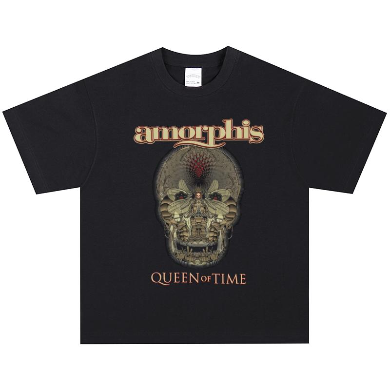 Amorphis T-Shirt, Soft Fabric Casual Daily Wear S