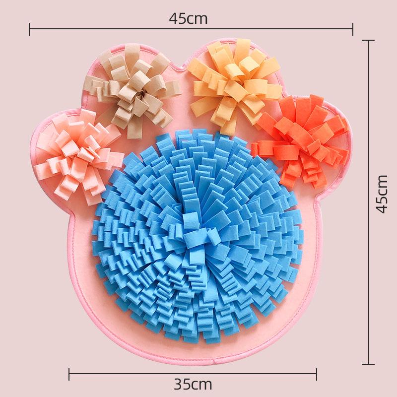 Pet Snuffle Mat: Dog & Cat Boredom Buster, Sniffing Toy, Energy Exertion, Slow Feeder, Enrichment Mat.