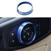 Blue For Ford Escape Kuga Headlight Switch Control Button Trim 2013-19 Aluminum