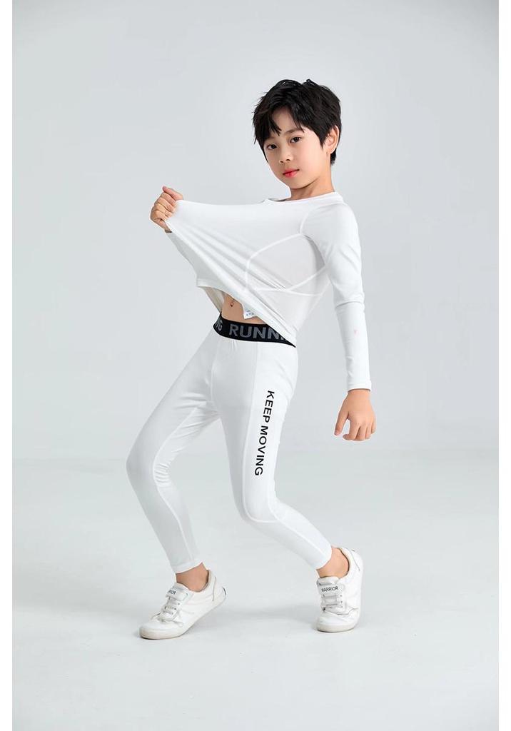 2024 Autumn Kids' Sports Compression Suit: Running & Training Activewear Set