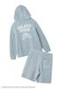 Gelato Pique Dragon Quest Unisex Powder Slime Hoodie Shorts BLU & Set, PUNT255013, (S-M)