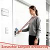 Scrunchie Lanyard Breakaway with ID Badge Holder - Floral Style Stretchy Lanyards with ID