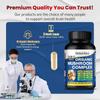 Mushroom Supplements: Hericium Erinaceus, Cordyceps Sinensis, Ganoderma Lucidum, Brain Capsules, 120 Capsules