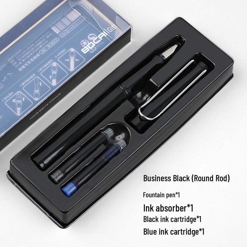 Študentské plniace pero vysokej hodnoty s hrotom EF a trojuholníkovým úchopom na kaligrafické cvičenie a ako darček