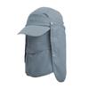 UV-Schutzhut für Outdoor-Aktivitäten – Leichte staubdichte Anglerkappe mit Sonnenschild für Reisen, Gartenarbeit und Camping – Tiefes Dunkelgrau