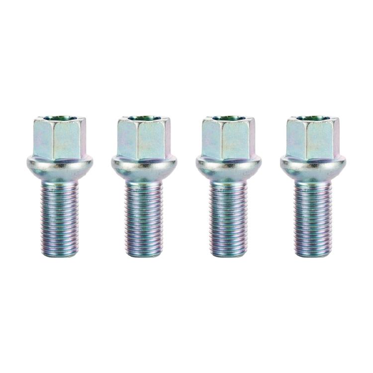 

4pcs/ Automotive Lugs Bolts Reinforced Steel Salt Sprays Resistance Wheel Mounting Bolts WHT001812 for Multiple Vehicle 1