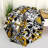1pc Doodle Dogs Automatic Open/Close Umbrella Compact Folding Umbrella, All-Season Portable Umbrella for Women/Men123