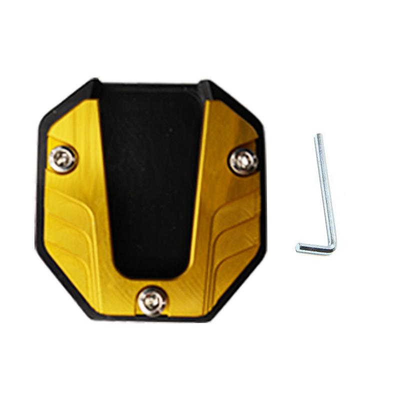 Universal Motorrad Bikes Seite Stativ Sitz Kickstand Extender Fuß Seite Stand Erweiterung Fuß Pad Platte Bike Modifizierte Bein Klammer