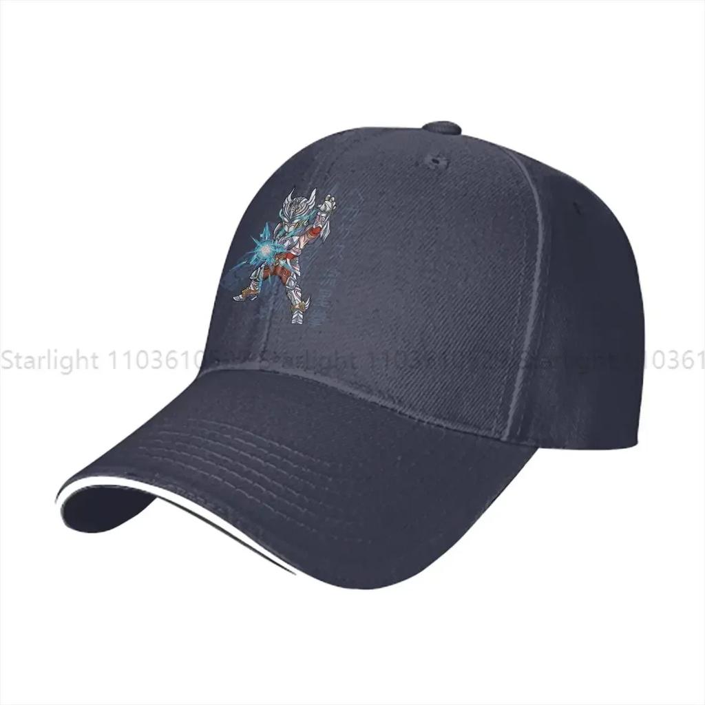 Gewaschene Herren Baseballkappe Pegasus Meteorfaust Trucker Snapback Kappen Papa Hut Saint Seiya Golfmützen