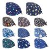Unisex All-Cotton Printed Surgical Cap for Medical and Food Services
