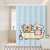 Hàndùn Cute Cartoon Puppy Shower Curtain