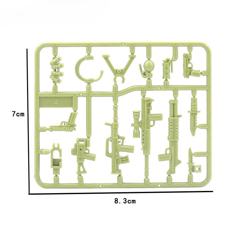 

Военный строительный блок Кукла Оружие Аксессуары Части оружия Детали Детские игрушки Сборка Строительный блок