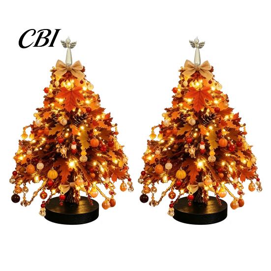 DIY Craft Supplies Handmade Beaded Mini Tabletop Christmas Tree Kit, Crystal Bead Xmas Set Set, Desktop Ornament for Shelf Mantel Decor, Holiday