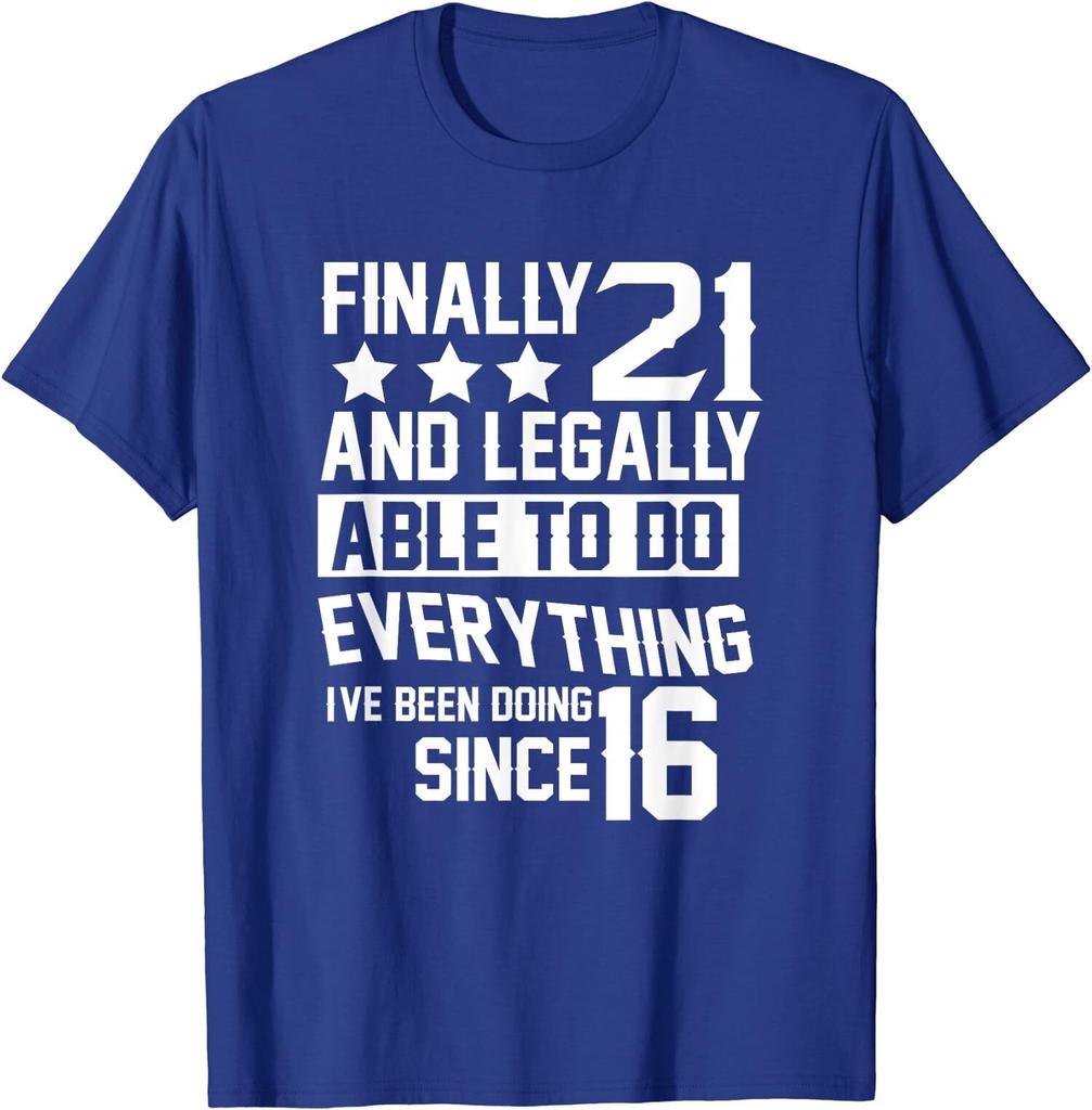 21 Jahre alt - T-Shirt zum 21. Geburtstag