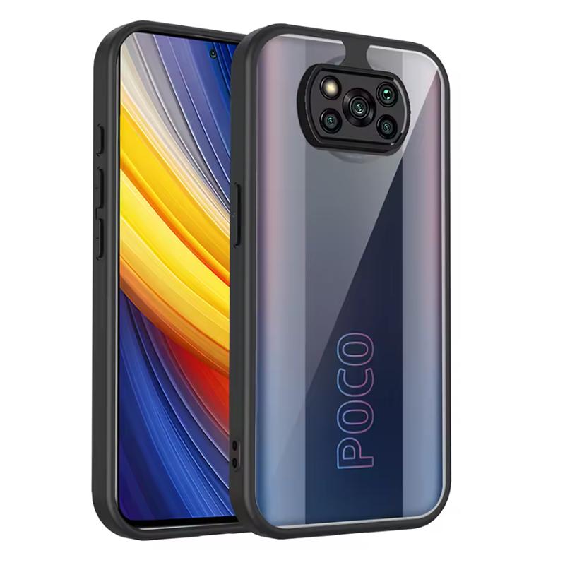 

For Xiaomi Poco X3 Pro Case Poco X3 Phone Case Poco X3 NFC Cover Cushion Shockproof Silicon Bumper Clear Matte Back Cover Hard Poco X3 NFC