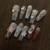 Nail Art Moulds Silicone Template Nail Designing Tool Lock Key Theme Silicone Handmade Molds for Manicure Creation